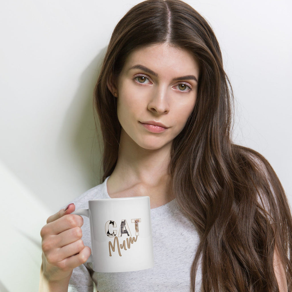 20oz ceramic cat mug, perfect gift for cat lovers and pet parents